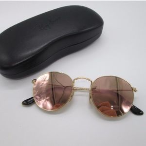 Ray Ban Round Metal Sunglasses 55 mm